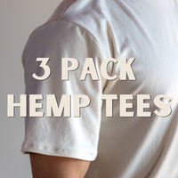 3-pack Hemp T-shirts Bundle