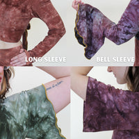 Mini Slip Dress *with Sleeves* 'Hand-Dyed'