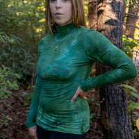 Mock-neck *full length* 'Hand-Dyed'