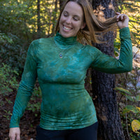 Mock-neck *full length* 'Hand-Dyed' Cozy