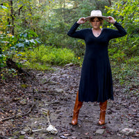 Slip Dress *with sleeves* 'Solids'
