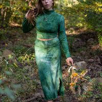 Mermaid Midi Skirt 'Hand-Dyed'