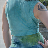 Mock Neck Tank 'Hand-Dyed'