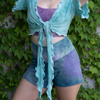 Wanderess Wrap-Top 'Hand-Dyed'