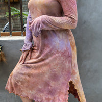 Midi Slip Dress *with Sleeves* 'Hand-Dyed'