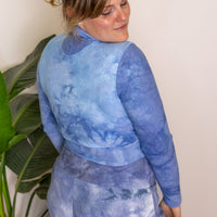 Mock-neck Crop 'Hand-Dyed' Cozy