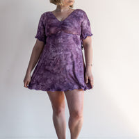 Mini Slip Dress *with Sleeves* 'Hand-Dyed'