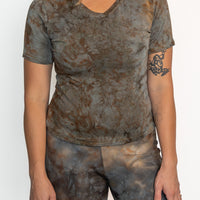Scoop Neck Top 'Hand-Dyed'