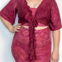Wanderess Wrap-Top 'Hand-Dyed'