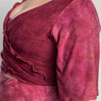 Wanderess Wrap-Top 'Hand-Dyed'