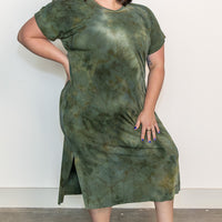 Crewneck Dress 'Hand-Dyed'