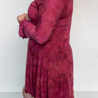 Slip Dress *with Sleeves* 'Hand-Dyed'