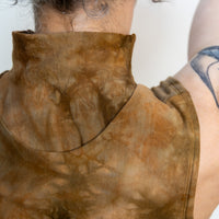 Mock Neck Top 'Hand-Dyed'