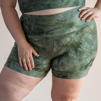 Banded Bike Shorts 'Hand-Dyed'