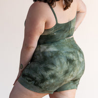 Banded Bike Shorts 'Hand-Dyed'