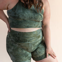 Banded Bike Shorts 'Hand-Dyed'