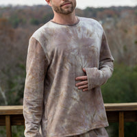 Long Sleeve Crewneck 'Hand-Dyed' Cozy