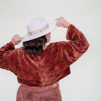 Mila Crop Top 'Hand-Dyed' Cozy