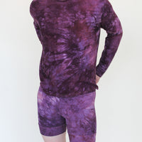 Long Sleeve Crewneck 'Hand-Dyed' Fleece