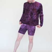 Long Sleeve Crewneck 'Hand-Dyed' Fleece