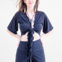 Wanderess Wrap-Top *Butterfly Sleeve* 'Solids'