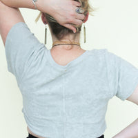 Gemini Crop (Solid Baby Loop Terry)