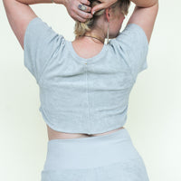 Gemini Crop (Solid Baby Loop Terry)