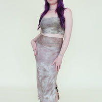 Mermaid Midi Skirt 'Hand-Dyed'