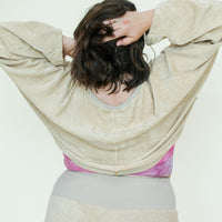 Mila Crop Top (Solid Baby Loop Terry)