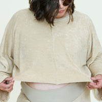 Mila Crop Top (Solid Baby Loop Terry)