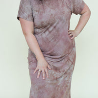 T-Shirt Midi Dress 'Hand-Dyed'