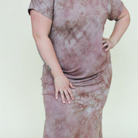 T-Shirt Midi Dress 'Hand-Dyed'