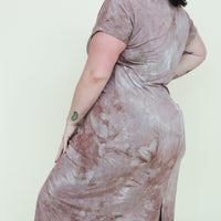 T-Shirt Midi Dress 'Hand-Dyed'