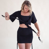 Wanderess Wrap-Top *Butterfly Sleeve* 'Solids'