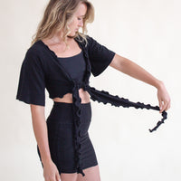 Wanderess Wrap-Top *Butterfly Sleeve* 'Solids'