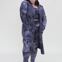 Hooded Cardigan 'Hand-Dyed' Cozy