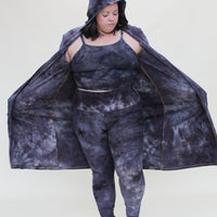 Hooded Cardigan 'Hand-Dyed'