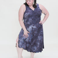 Midi Slip Dress *Sleeveless* 'Hand-Dyed'