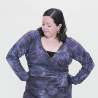 Wanderess Wrap-Top *Long Sleeve* 'Hand-Dyed'
