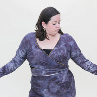 Wanderess Wrap-Top *Long Sleeve* 'Hand-Dyed'