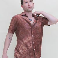 Linen Button Down 'Hand-Dyed'