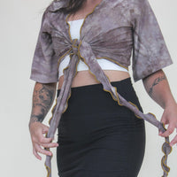 Wanderess Wrap-Top *Butterfly Sleeve* 'Hand-Dyed'