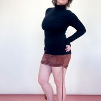 Mock Neck *full length* 'Solids'