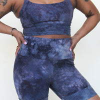 Banded Bike Shorts 'Hand-Dyed'