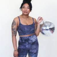 Banded Bike Shorts 'Hand-Dyed'