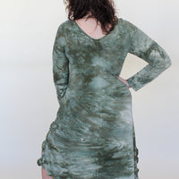 Midi Slip Dress *with Sleeves* 'Hand-Dyed'