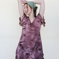 Mini Slip Dress *with Sleeves* 'Hand-Dyed'