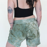 Drawstring Shorts 'Hand-Dyed' Fleece