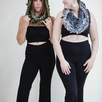 Deep Blues Knitted Cowl