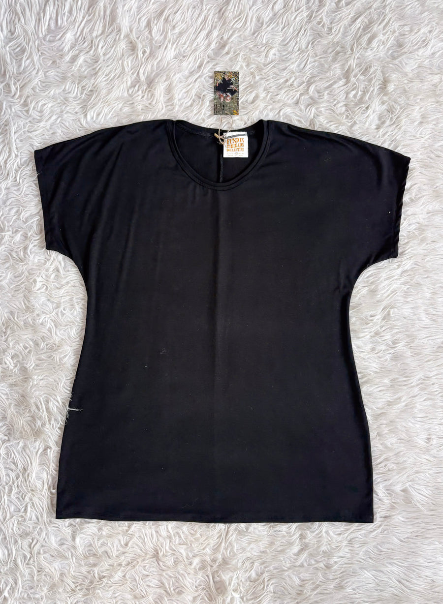 T shirt Mini Dress 'Black' XL 32